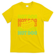 Trending Hot Dog Fashion Neon Design T-Shirt