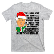 The Best Christmas Pajama Shirt Ever Everyone Agrees Donald Trump T-Shirt