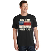This Is My Pride Flag USA American 4th Of July Patriotic T-Shirt