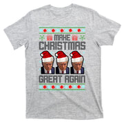 Trump Mugshot Make Christmas Great Again Funny Ugly T-Shirt