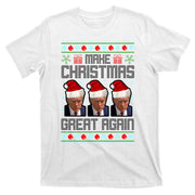 Trump Mugshot Make Christmas Great Again Funny Ugly T-Shirt