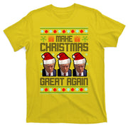 Trump Mugshot Make Christmas Great Again Funny Ugly T-Shirt