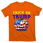 Trick Or Trump Donald Trump 2024 Halloween Pumpkin T-Shirt