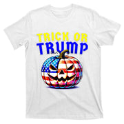 Trick Or Trump Donald Trump 2024 Halloween Pumpkin T-Shirt