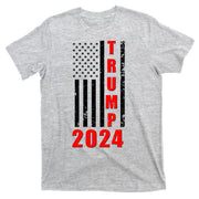 Trump 2024 Election Distressed US Flag T-Shirt