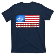 Trump 45 Betsy Ross 13 Original Colonies Flag T-Shirt