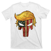 Trump American Skull Golden Hair T-Shirt