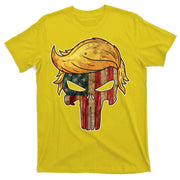 Trump American Skull Golden Hair T-Shirt