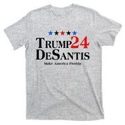 Trump DeSantis 2024 Make America Florida Election Logo T-Shirt