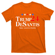Trump DeSantis 2024 Make America Florida Election Logo T-Shirt