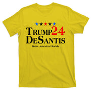 Trump DeSantis 2024 Make America Florida Election Logo T-Shirt