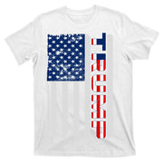 Trump Distressed USA Flag T-Shirt