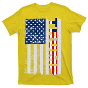 Trump Distressed USA Flag T-Shirt