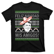 Trump Feliz Navidad Ugly Christmas Sweater T-Shirt