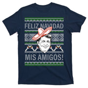 Trump Feliz Navidad Ugly Christmas Sweater T-Shirt