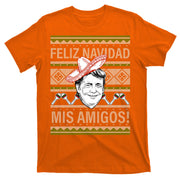 Trump Feliz Navidad Ugly Christmas Sweater T-Shirt