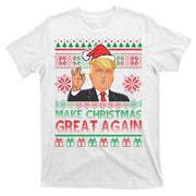 Trump Make Christmas Great Again Ugly T-Shirt