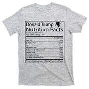 Trump Nutrition Facts Make America Great T-Shirt