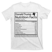Trump Nutrition Facts Make America Great T-Shirt