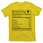 Trump Nutrition Facts Make America Great T-Shirt