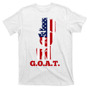 Trump USA Flag GOAT T-Shirt
