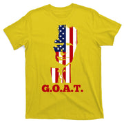 Trump USA Flag GOAT T-Shirt