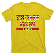 Trump Won American Flag Pro Republican T-Shirt