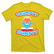 Trumpy Dumpty Funny Donald Trump Brick Wall T-Shirt