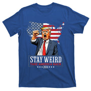 Trump Stay Weird Take America Back 2024 Weirdos Vance Votin T-Shirt