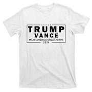 Trump Vance 2024 Make America Great Again Maga Blackout Logo T-Shirt