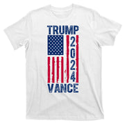 Trump Vance 2024 Election American Flag T-Shirt