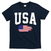 USA Logo Vintage Team Flag America T-Shirt