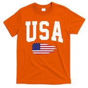 USA Logo Vintage Team Flag America T-Shirt