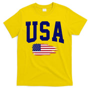USA Logo Vintage Team Flag America T-Shirt