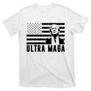 Ultra Maga Donald Trump Usa Flag T-Shirt
