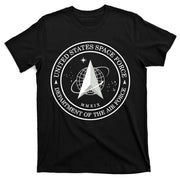 United States Space Force Outline Logo T-Shirt