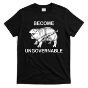 Vintage Become Hippo Ungovernable Baby Moodeng T-Shirt