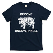 Vintage Become Hippo Ungovernable Baby Moodeng T-Shirt