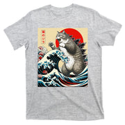 Vintage Catzilla Cat Monster Art T-Shirt