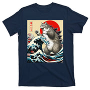 Vintage Catzilla Cat Monster Art T-Shirt