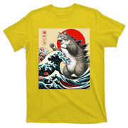 Vintage Catzilla Cat Monster Art T-Shirt