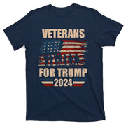Veterans For Trump 2024 Pro American Troops T-Shirt