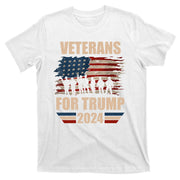 Veterans For Trump 2024 Pro American Troops T-Shirt