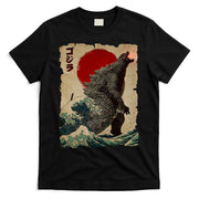 Vintage Japanese Monster Great Wave Poster T-Shirt