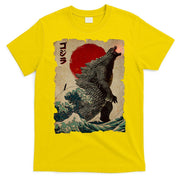 Vintage Japanese Monster Great Wave Poster T-Shirt