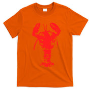 Vintage Lobster Red Imprint T-Shirt
