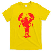 Vintage Lobster Red Imprint T-Shirt