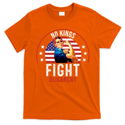 Vintage No Kings Fight Oligarchy T-Shirt