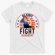 Vintage No Kings Fight Oligarchy T-Shirt
