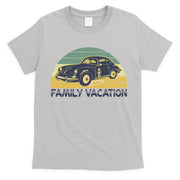 Vintage Retro Family Vacation Old Classic Car T-Shirt